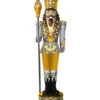 10' LED Lit Gold Nutcracker