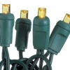 50-Light LED Yellow Bulb/Green Wiret. 6" Centers. Case Pack Of 24 Sets