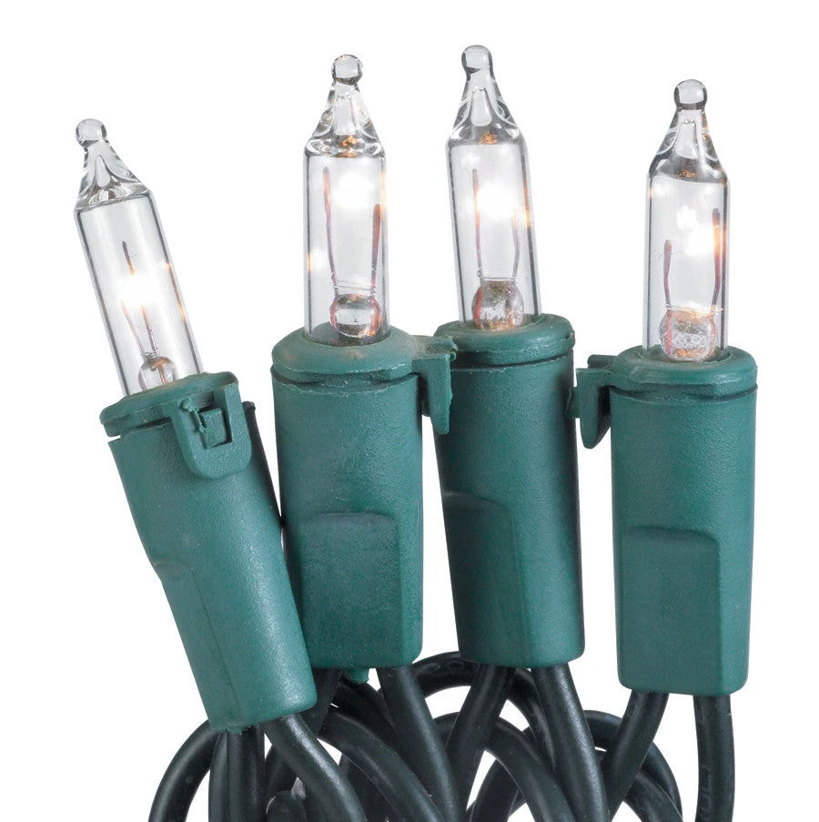 50-Light Clear Bulb/Green Wire 5.5" Centers. Case Pack (24 Sets) 1 50-Light Clear Bulb/Green Wire 5.5" Centers. Case Pack (24 Sets)