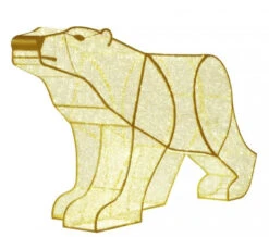 Giant 3D LED Polar Bears