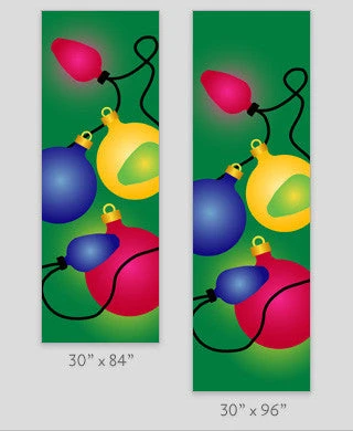 Holiday Ornaments Light Pole Banner 2 Holiday Ornaments Light Pole Banner - Image 2