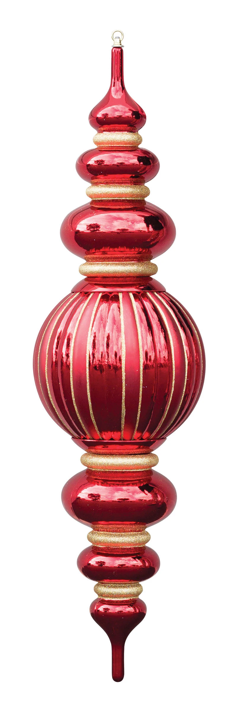 44" Commercial Jumbo Striped Finial 2 44" Commercial Jumbo Striped Finial - Image 2