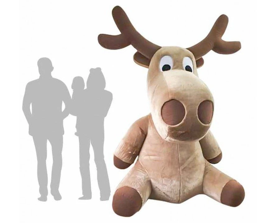 8.5' Inflatable Reindeer Prop 1 8.5' Inflatable Reindeer Prop