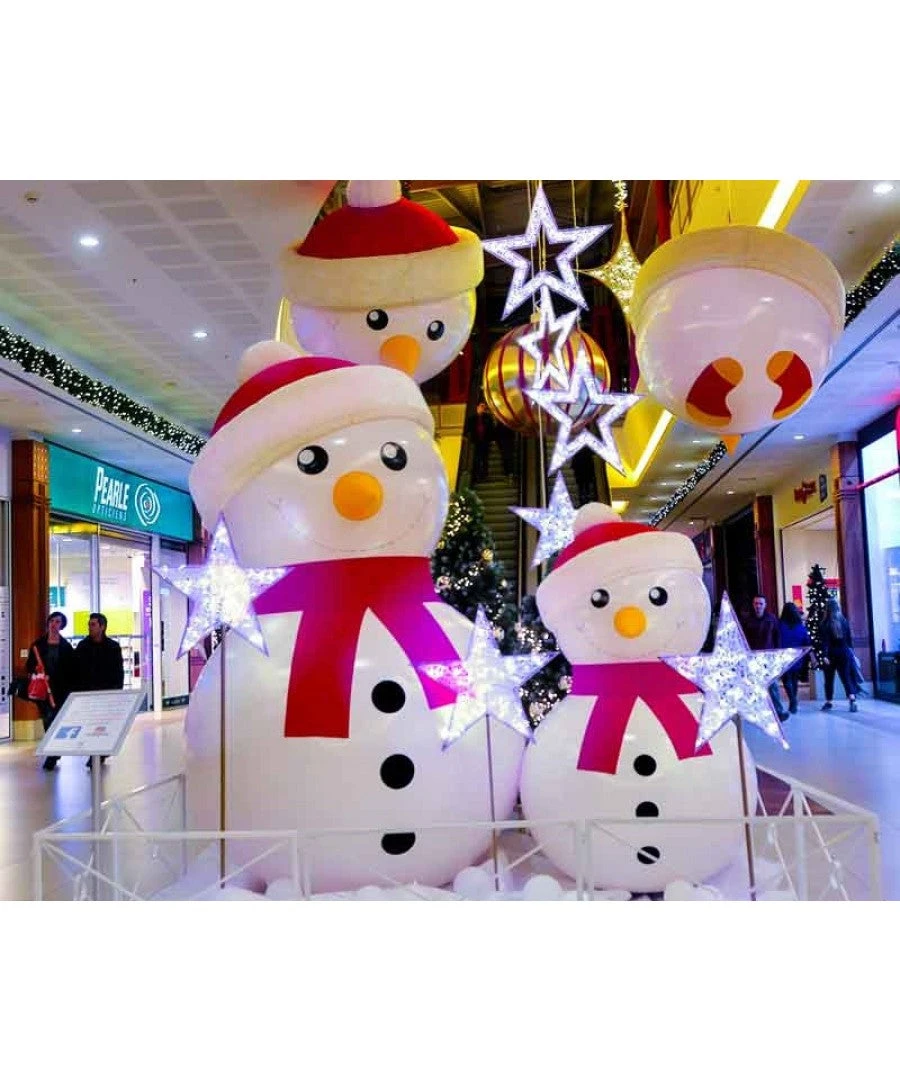 9.5' Standing Inflatable Snowman 2 9.5' Standing Inflatable Snowman - Image 2