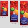Holiday Greetings Ornament Light Pole Banner