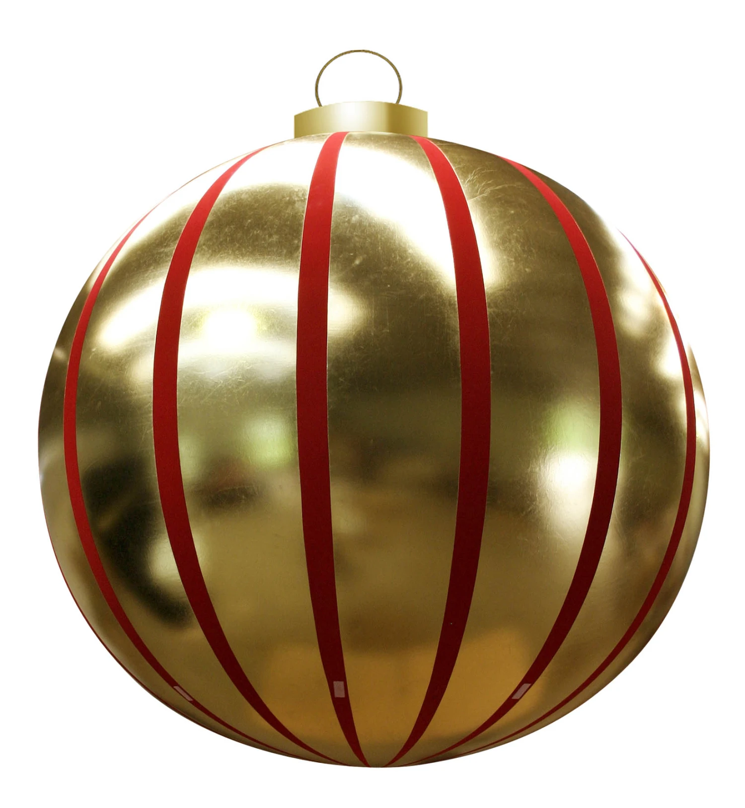 Giant Striped Round Inflatable Ornaments - 2 Sizes 2 Giant Striped Round Inflatable Ornaments - 2 Sizes - Image 2