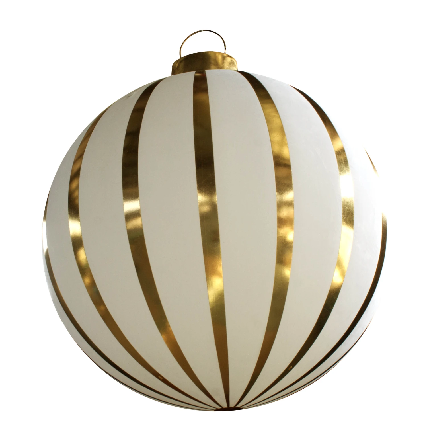 Giant Striped Round Inflatable Ornaments - 2 Sizes 4 Giant Striped Round Inflatable Ornaments - 2 Sizes - Image 4