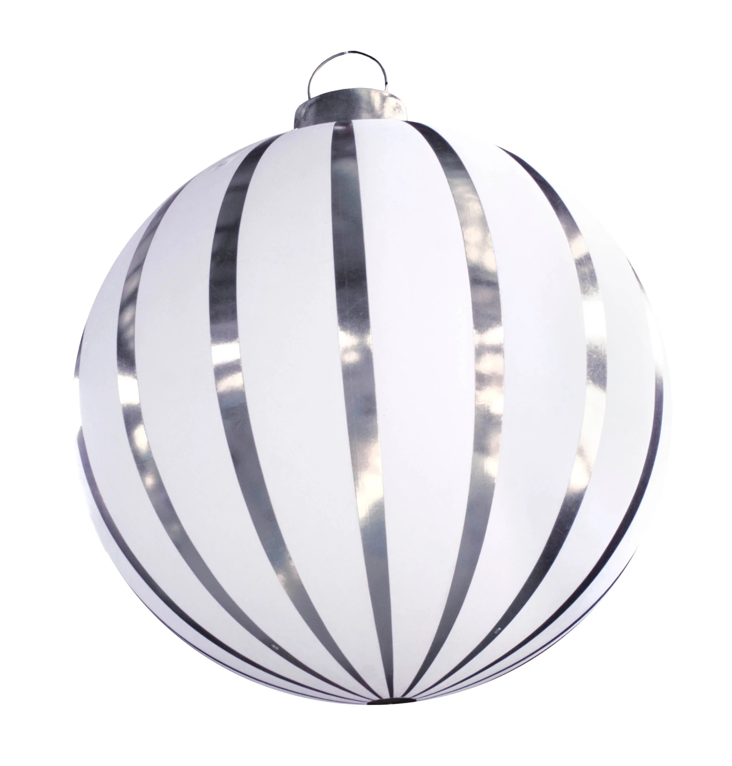 Giant Striped Round Inflatable Ornaments - 2 Sizes 5 Giant Striped Round Inflatable Ornaments - 2 Sizes - Image 5