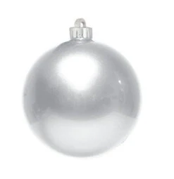 Candy Apple Ball Ornaments (Sold In Sets) 27 Candy Apple Ball Ornaments (Sold In Sets) -Commercial Christmas Supply Candy Apple White