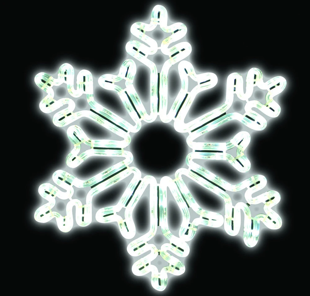18" LED Ropelight Crystal Snowflake 1 18" LED Ropelight Crystal Snowflake