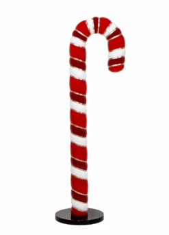 Giant Candy Cane Prop -Commercial Christmas Supply GiantFiberglassCandyCanePropPhotoOp