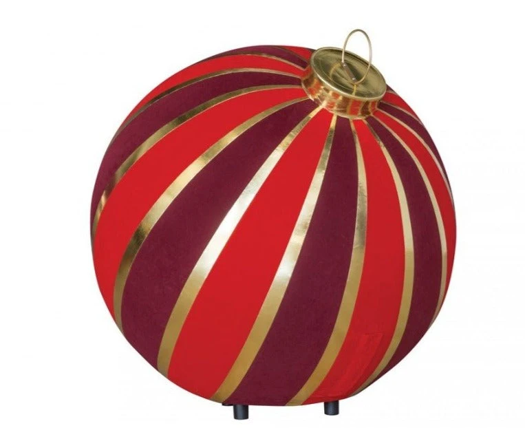 Floor Display Giant Striped Round Inflatable Ornaments - 2 Sizes 1 Floor Display Giant Striped Round Inflatable Ornaments - 2 Sizes