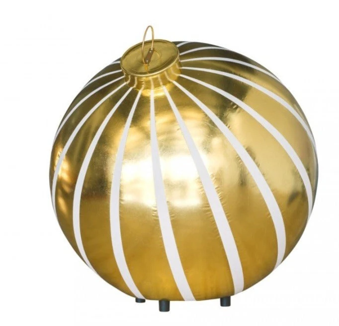 Floor Display Giant Striped Round Inflatable Ornaments - 2 Sizes 2 Floor Display Giant Striped Round Inflatable Ornaments - 2 Sizes - Image 2