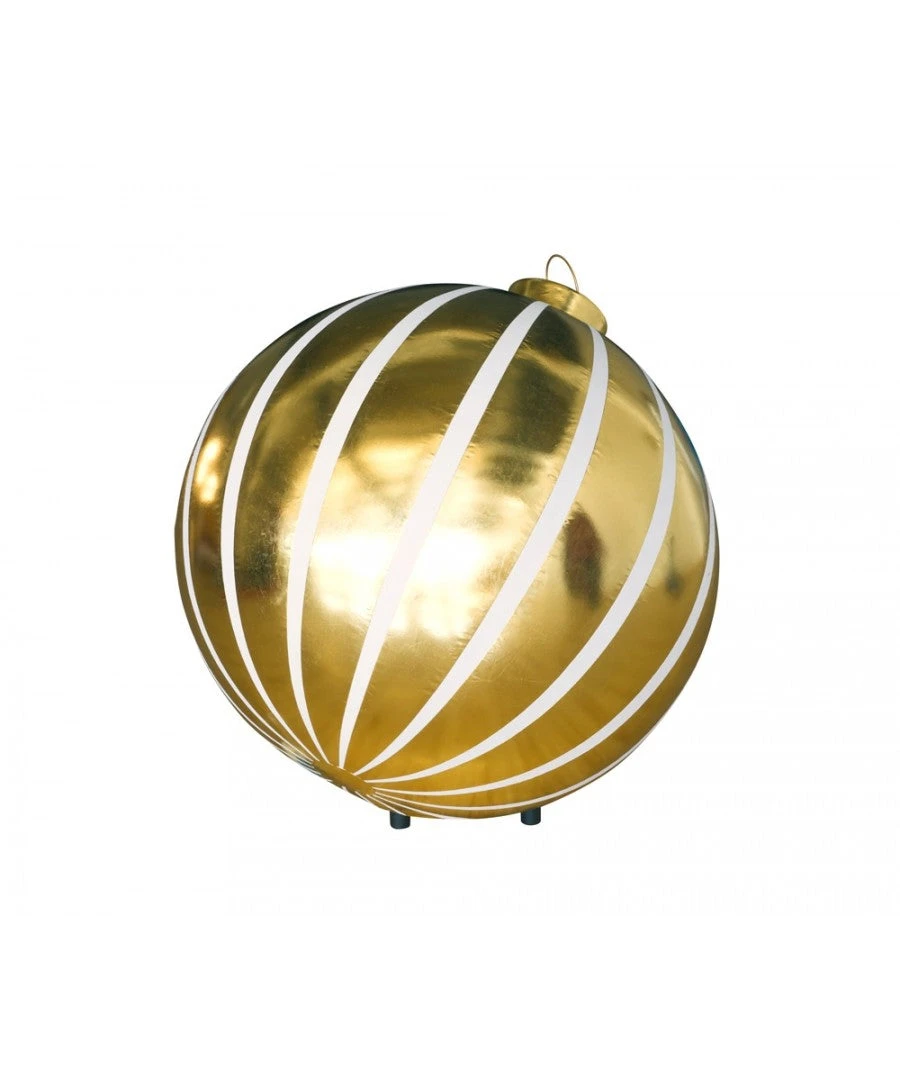 Floor Display Giant Striped Round Inflatable Ornaments - 2 Sizes 3 Floor Display Giant Striped Round Inflatable Ornaments - 2 Sizes - Image 3