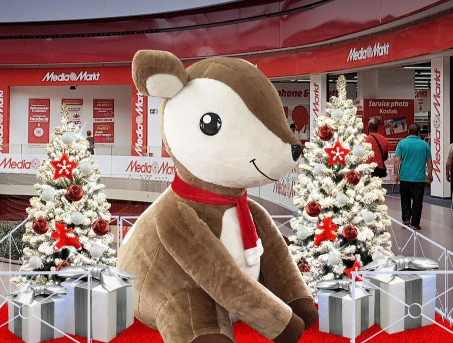 6.6' Inflatable Reindeer 2 6.6' Inflatable Reindeer - Image 2