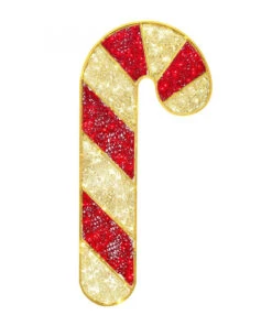 Giant 2D LED Lit Candy Cane - 5' & 7'