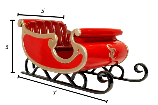 Santa's Sleigh Display Prop 2 Santa's Sleigh Display Prop - Image 2
