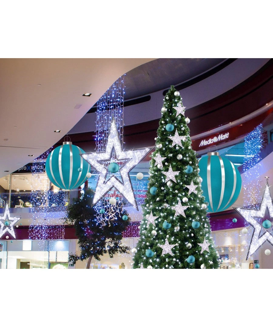 Giant Striped Round Inflatable Ornaments - 2 Sizes 7 Giant Striped Round Inflatable Ornaments - 2 Sizes - Image 7