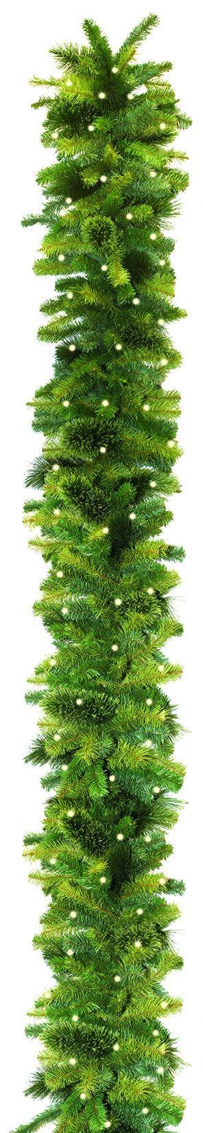 Deluxe Mixed Foliage Garland - 10' Length X 18" 2 Deluxe Mixed Foliage Garland - 10' Length X 18" - Image 2