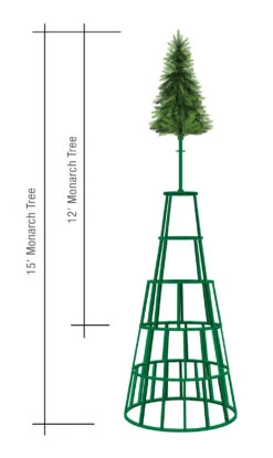 Monarch Tree -Commercial Christmas Supply Monarch Tree Frame with Inst