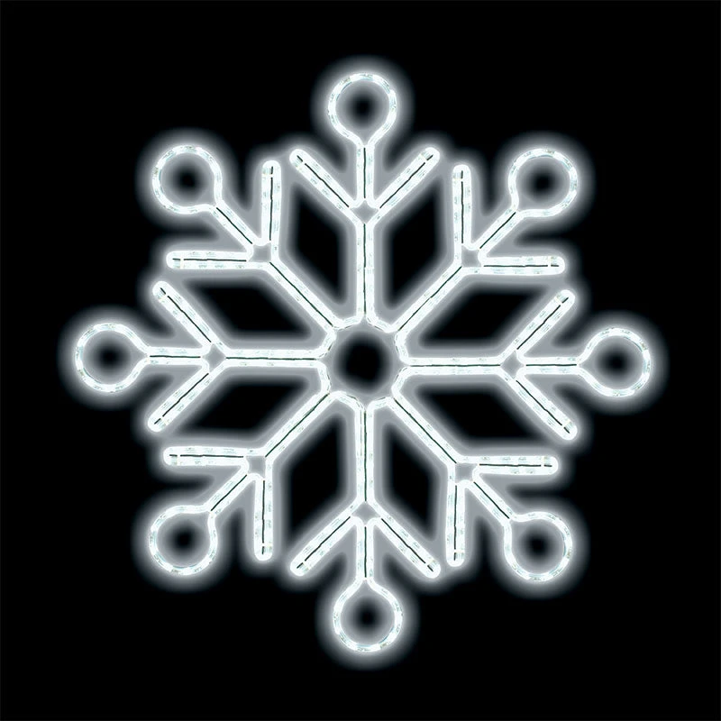 24" LED Ropelight Ornate Snowflake 1 24" LED Ropelight Ornate Snowflake