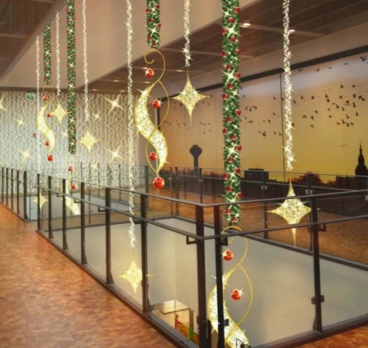 LED Lit Hanging Scroll Accent Decor 2 LED Lit Hanging Scroll Accent Decor - Image 2