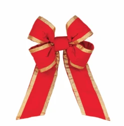 Commercial Christmas Supply 19 Premium Bright Red Velvet Bow - Multiple Options