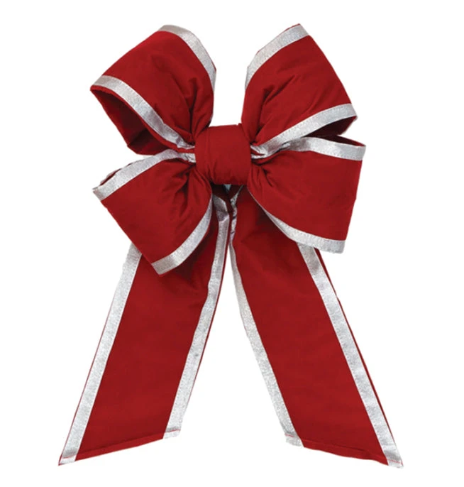 Premium Holiday Red Velvet Bow - Multiple Options 1 Premium Holiday Red Velvet Bow - Multiple Options