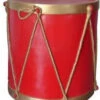 25.5" Red & Metallic Gold Drum Base