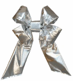 Premium Silver Mylar Bow - Multiple Options