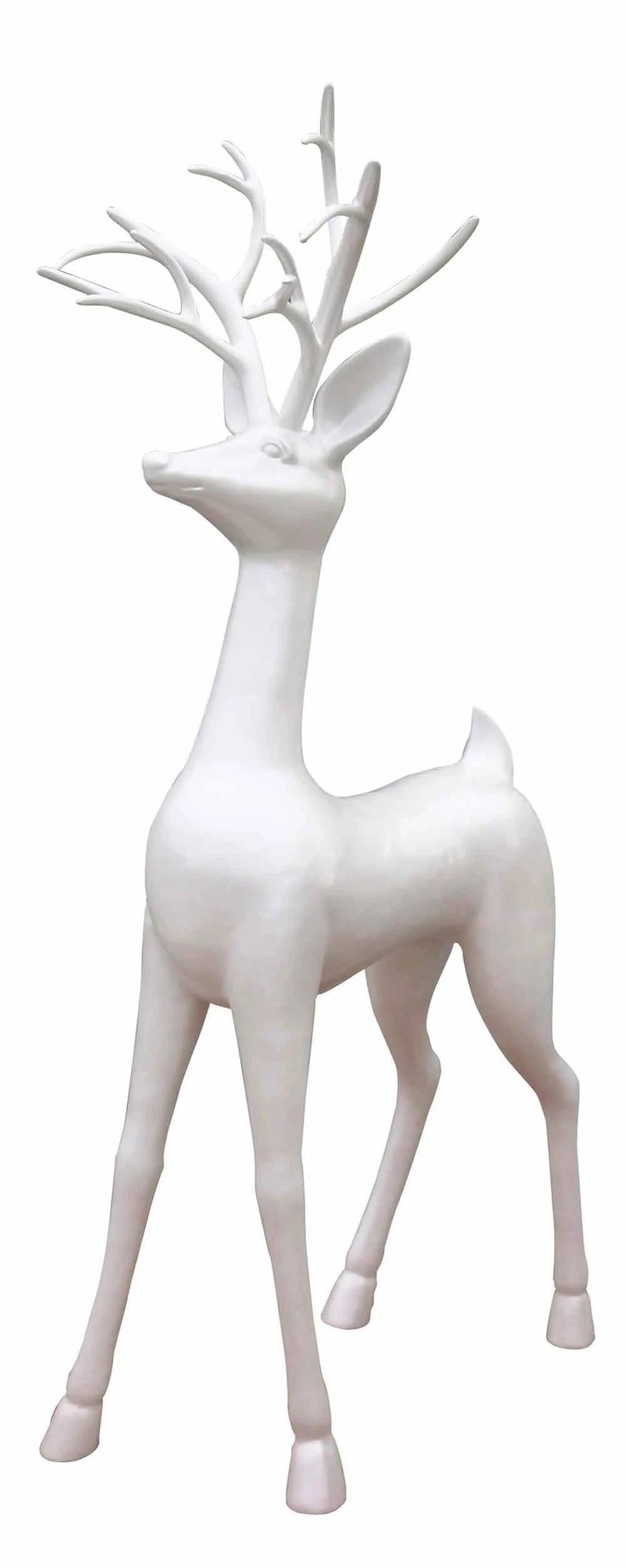 Standing Reindeer Fiberglass Prop 1 Standing Reindeer Fiberglass Prop