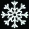 28" LED Ropelight Star Snowflake