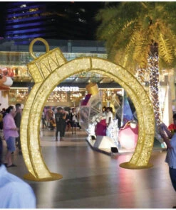 11' Giant Walk Through Ornament 11 11' Giant Walk Through Ornament -Commercial Christmas Supply WalkThroughChristmasOrnament