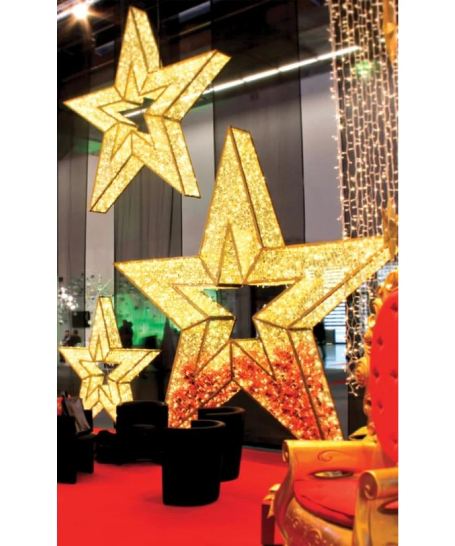Giant LED Lit Star Display 2 Giant LED Lit Star Display - Image 2