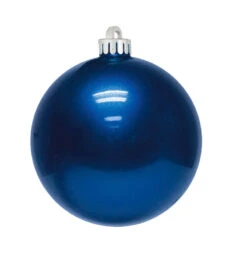 Candy Apple Ball Ornaments (Sold In Sets) 23 Candy Apple Ball Ornaments (Sold In Sets) -Commercial Christmas Supply candy apple ornament blue