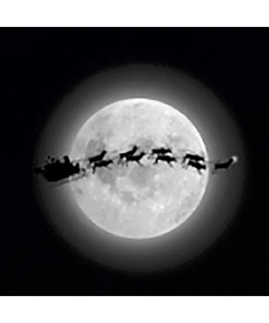 Glass Santa In The Sky Gobo 1 Glass Santa In The Sky Gobo