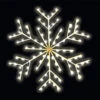 LED Deluxe Ice Snowflake Pole Mount