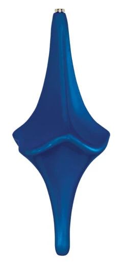 12" Long Diamond Finial Ornament -Commercial Christmas Supply long diamond finial blue