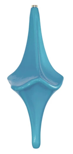 12" Long Diamond Finial Ornament -Commercial Christmas Supply long diamond finial teal
