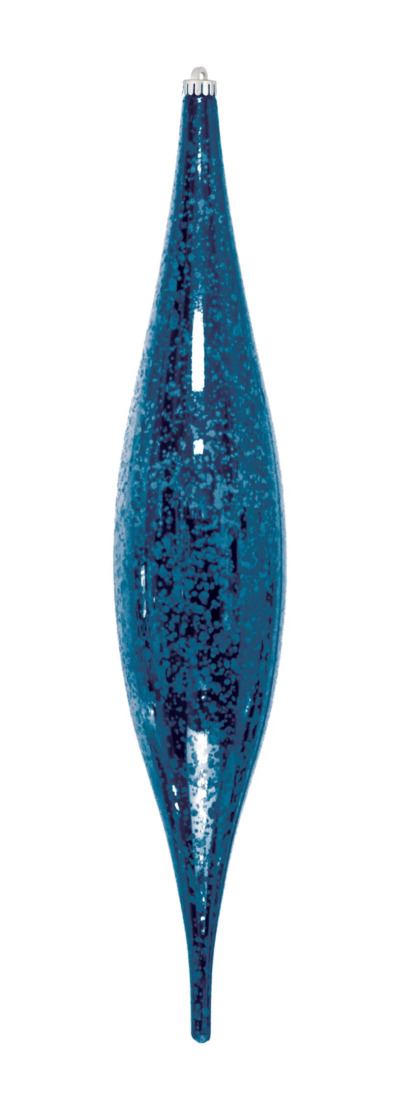 13" Mercury Oval Drop Finial Ornament (Set Of 4) 2 13" Mercury Oval Drop Finial Ornament (Set Of 4) - Image 2