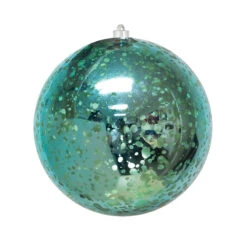 Commercial Mercury Round Ornaments - 4 Sizes 13 Commercial Mercury Round Ornaments - 4 Sizes -Commercial Christmas Supply mercury round ornament teal