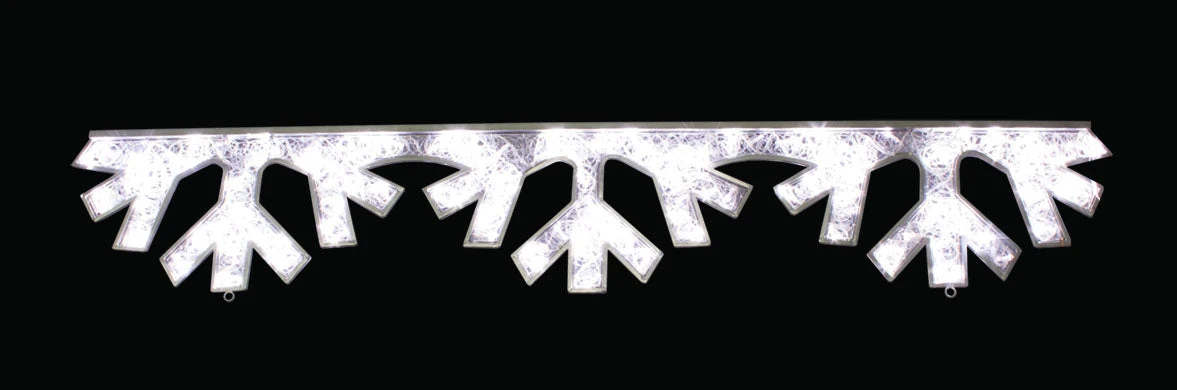 8' Emerging Snowflake Overhead Skyline Display 2 8' Emerging Snowflake Overhead Skyline Display - Image 2