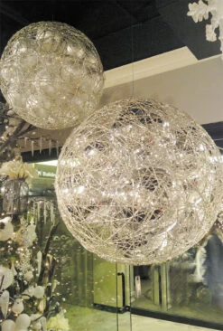 Champagne Glitter Ornament Cage - Round & Onion Shape -Commercial Christmas Supply ornament cage app