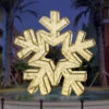 Giant Illuminated Snowflake Props