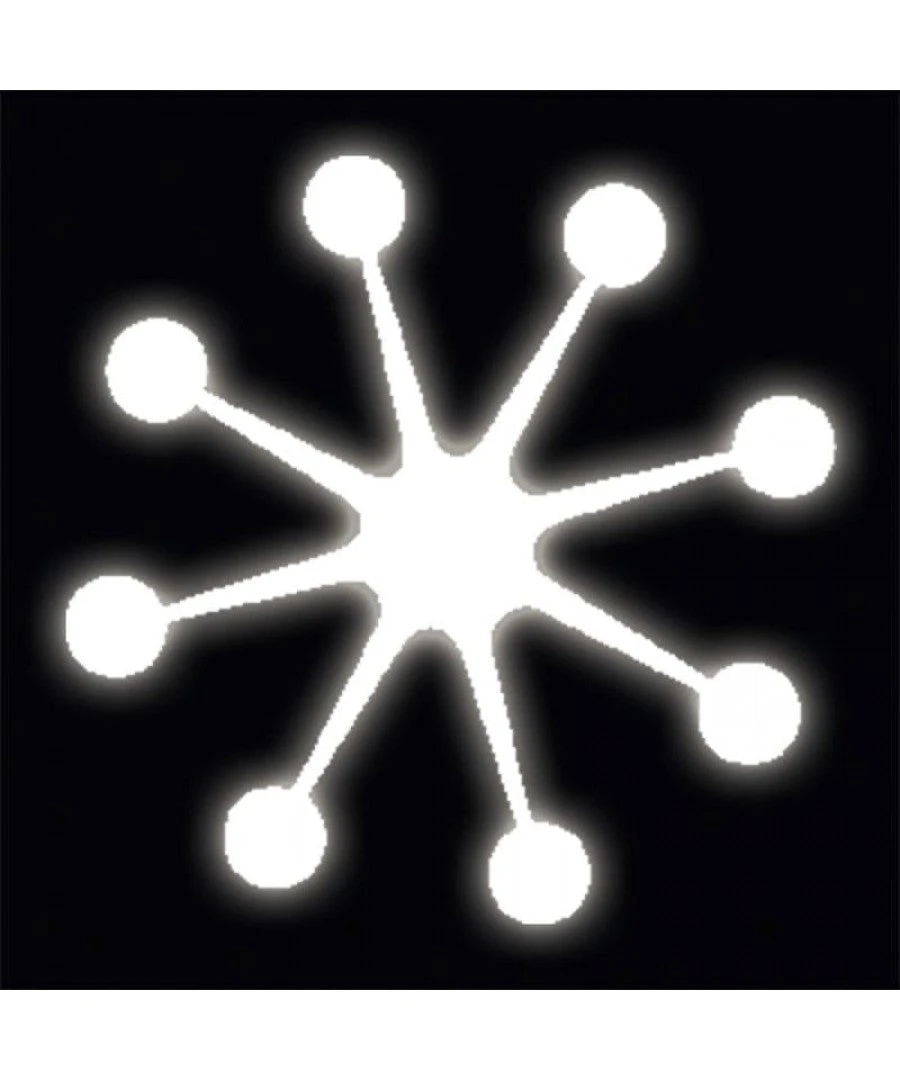 Stainless Steel Retro Snowflake Gobo 1 Stainless Steel Retro Snowflake Gobo