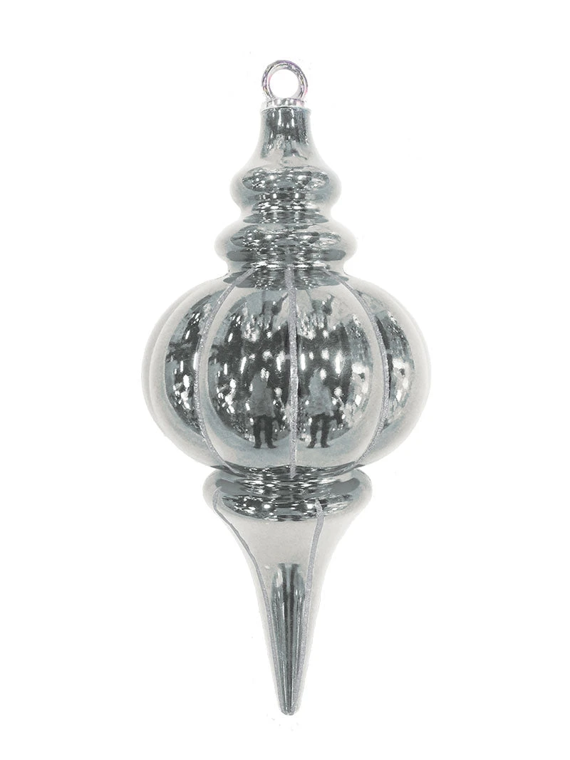 10.25" Striped Finial Ornament (Set Of 12) 7 10.25" Striped Finial Ornament (Set Of 12) - Image 7