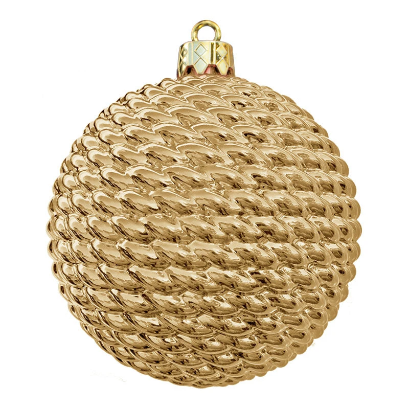 Round Woven Commercial Ornaments (Set Of 12) 3 Sizes 4 Round Woven Commercial Ornaments (Set Of 12) 3 Sizes - Image 4